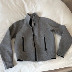 Lululemon Neoprene Grey Full-Zip Jacket